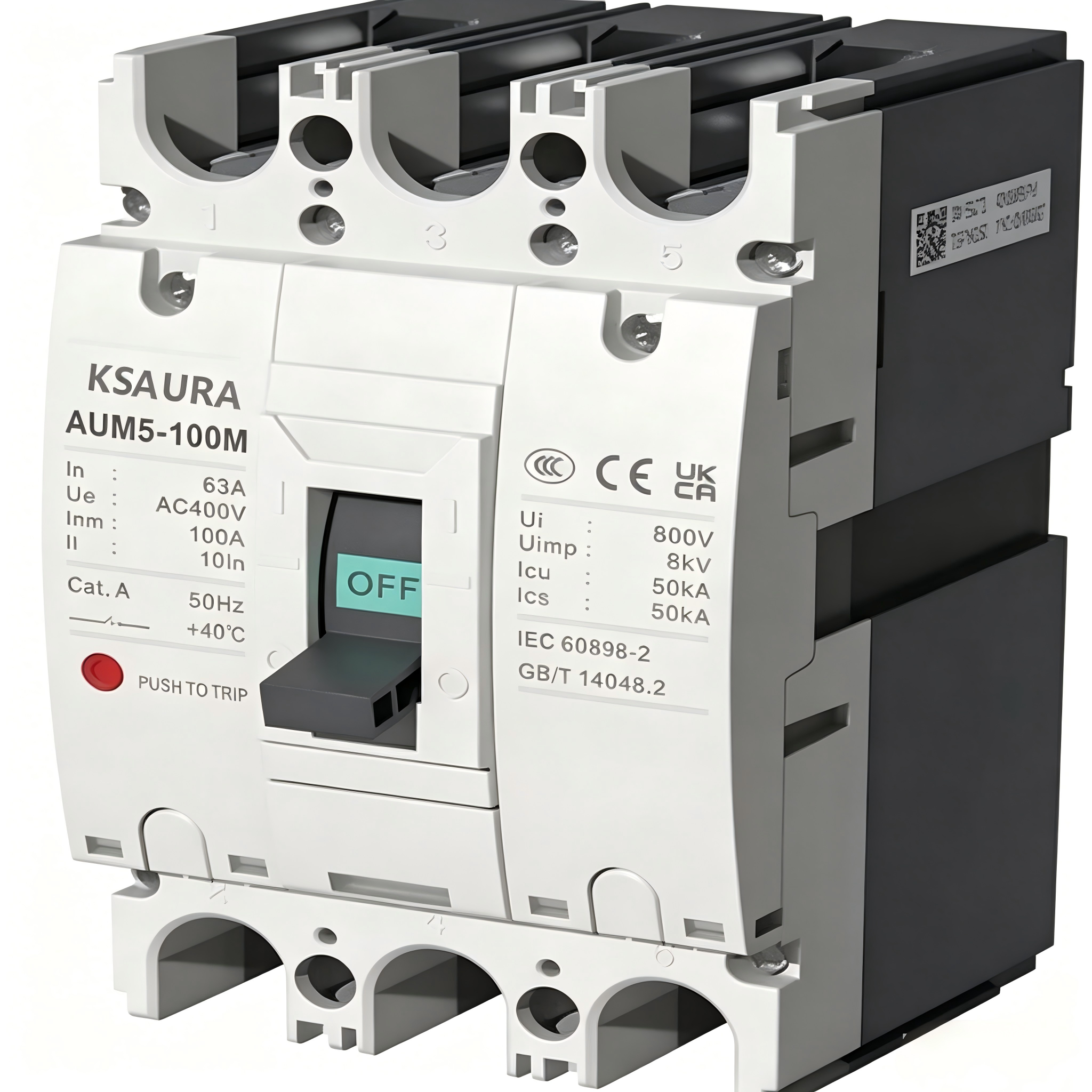 AUM5 Series Moulded Case Circuit Breaker (MCCB)